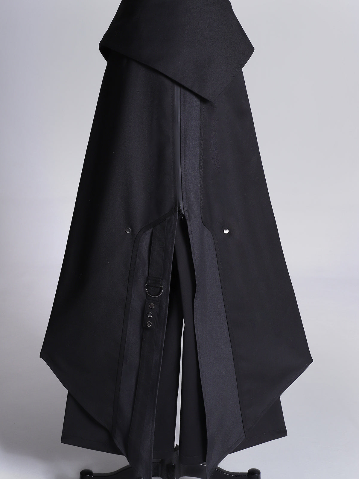 Your Princess - Nightblade - Black Ouji Lolita Apron Pants Suit