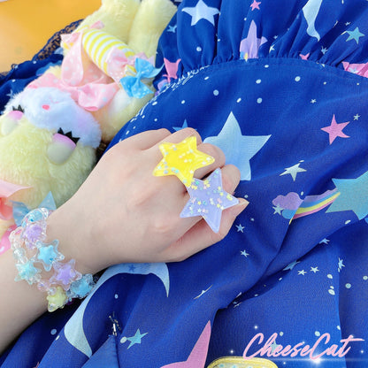 Cheese Cat - Buling Crystal Summer LolitaSweet Bracelet