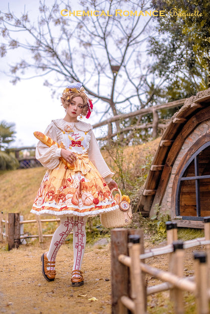 Chemical Romance - Bread New Out of the Oven - Elegant Lolita Salopette Dress