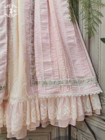 Miss Point - The Sally Gardens - Fish Bone High Waist Lolita Skirt