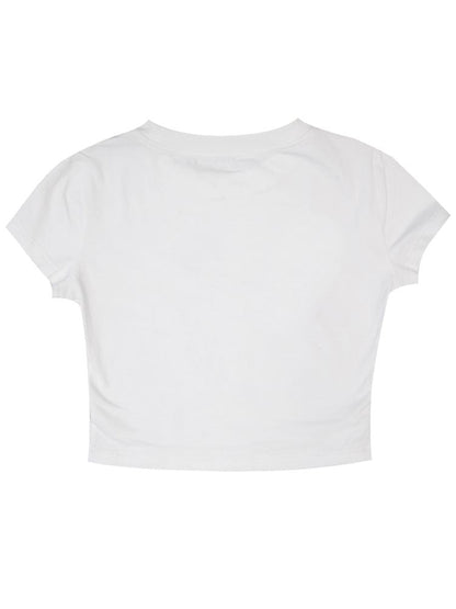 Angel print short-sleeved T-shirt【s0000002180】