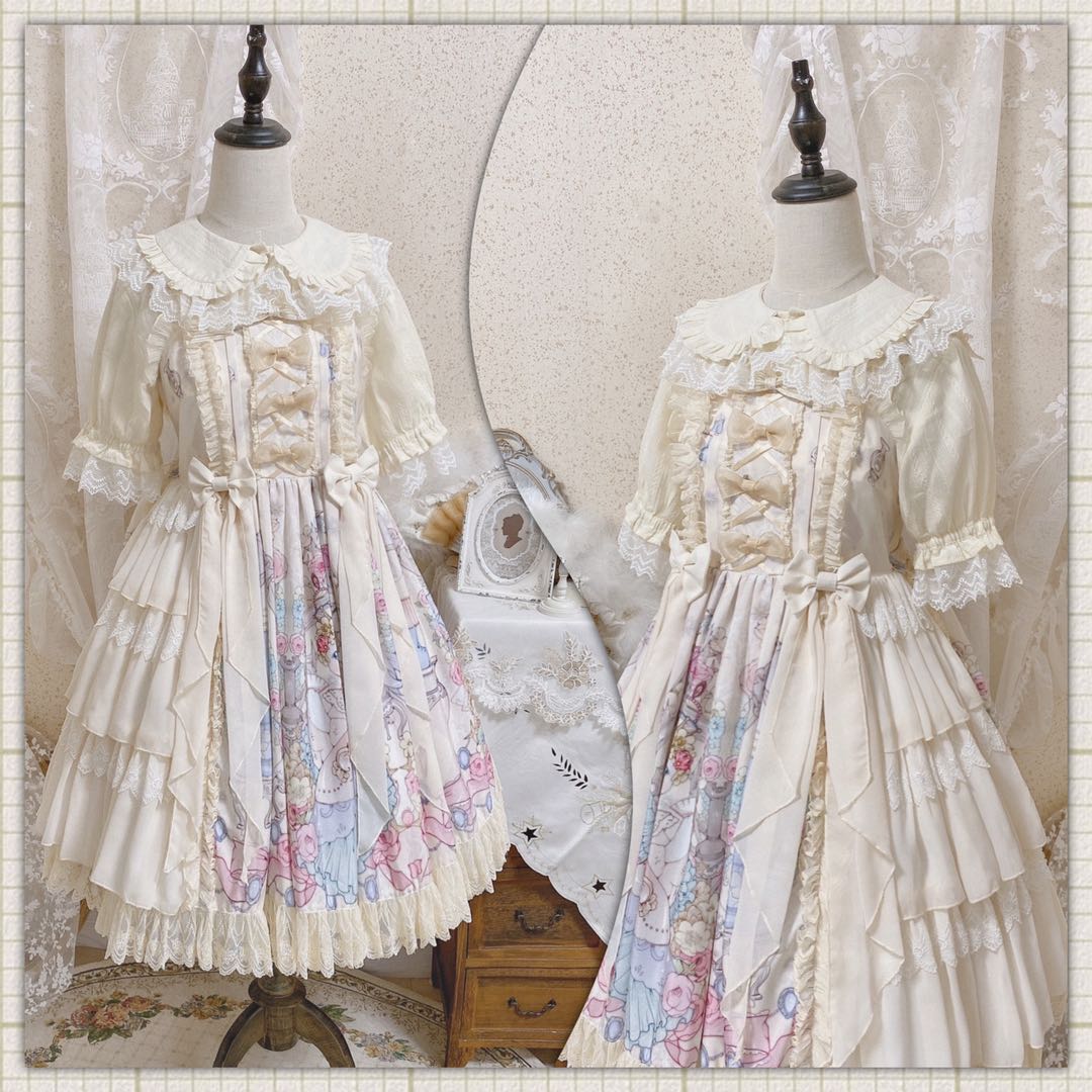 MIST - Sweet Lolita Golilla Short Sleeve Shirt