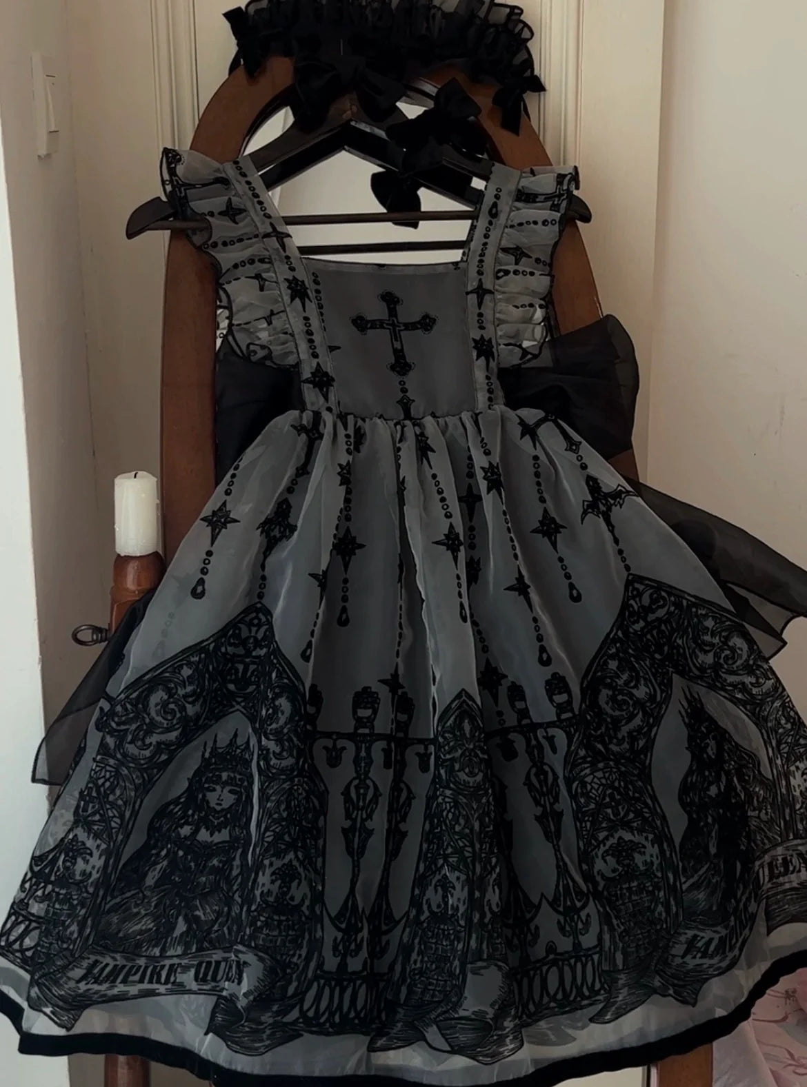 Sugar Girl - Cross Witch - Gothic Lolita Jumper Dress Suspender Dress