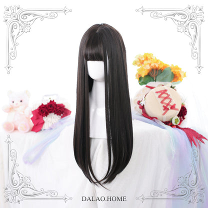 Dalao Home - Lolita JaneNye 65cm Straight Wig Black
