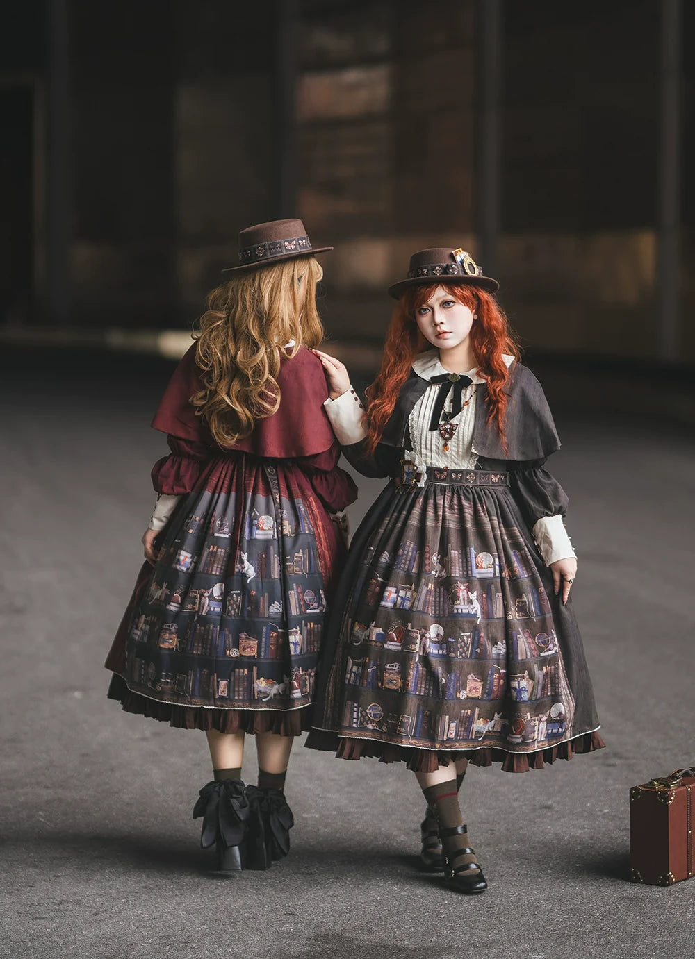 Miss Point - German Bookshelf - Classic Lolita OP Dress & Detachble Cape