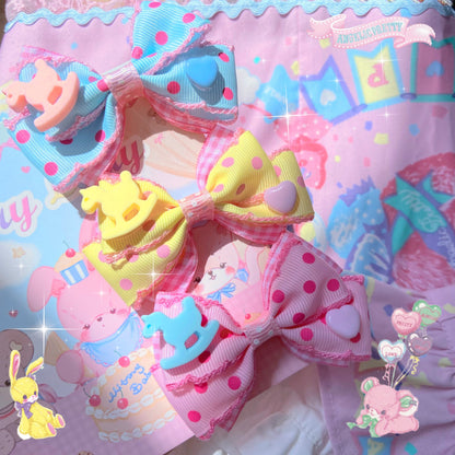 Bear Doll - Augustina - Sweet Lolita Bow Hair Clip