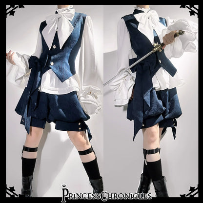 Princess Chronicles - Rabbit - Vintage Lolita Jacket Rabbit Ear Set Lolita Vest