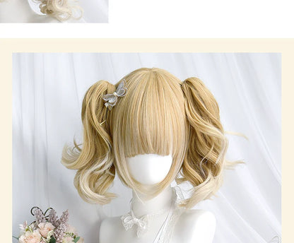 Sinwavy - Pandora's Box - Lolita Short Wig with Cute Double Ponytails