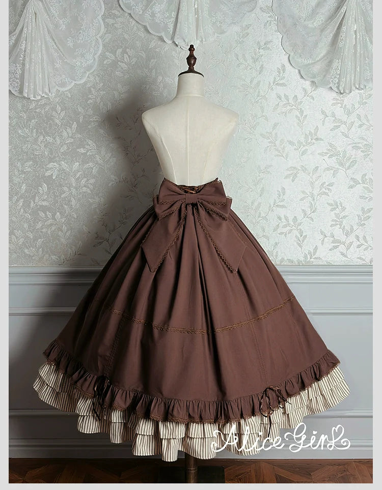 Alice Girl - Duke of Victoria - Classic Lolita SK & Overskirt Set