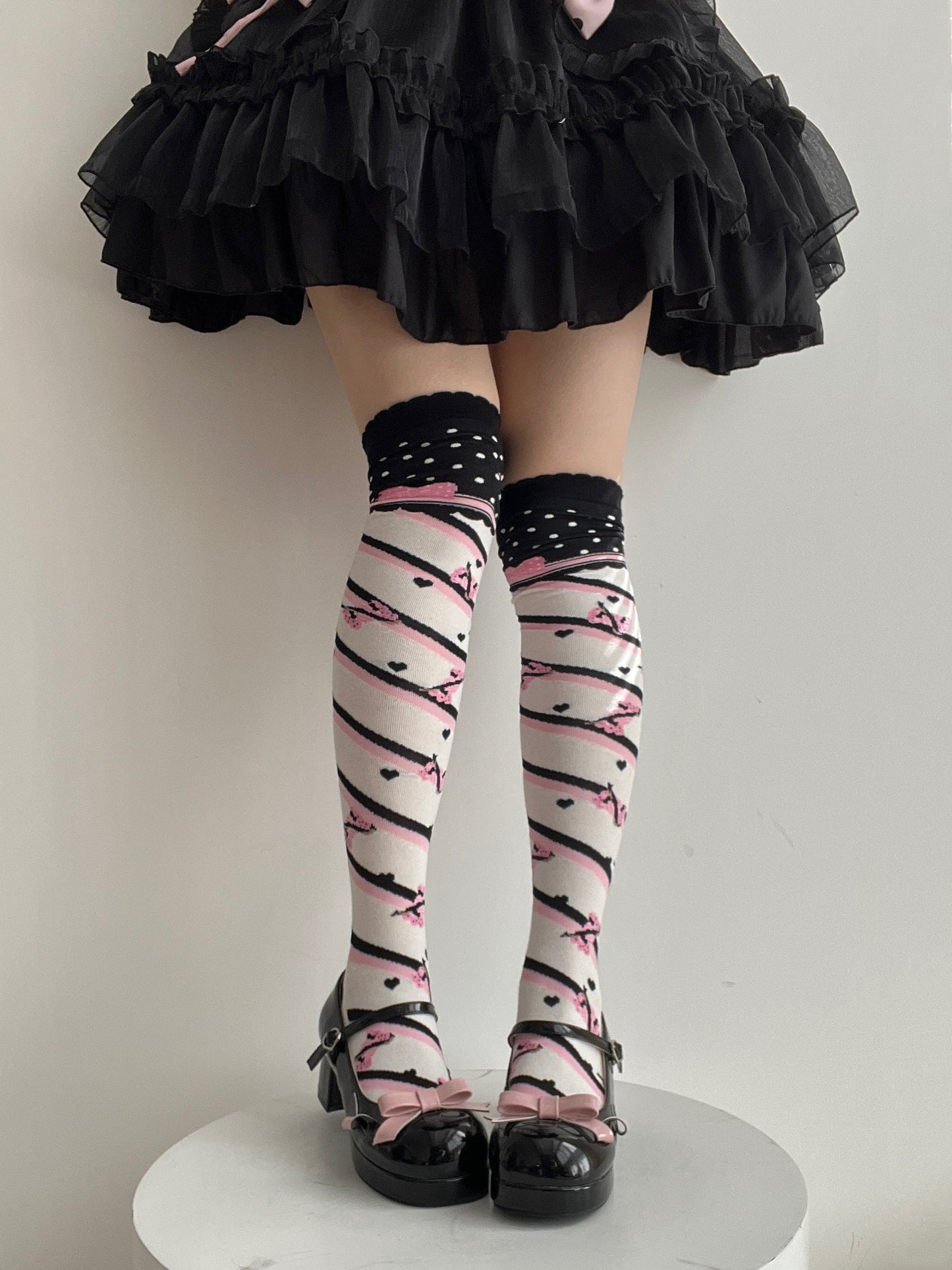 Roji roji - Little Candy Cotton Lolita Knee Socks