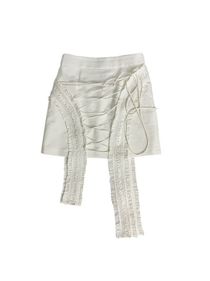 Tight White Skirt【s0000001823】