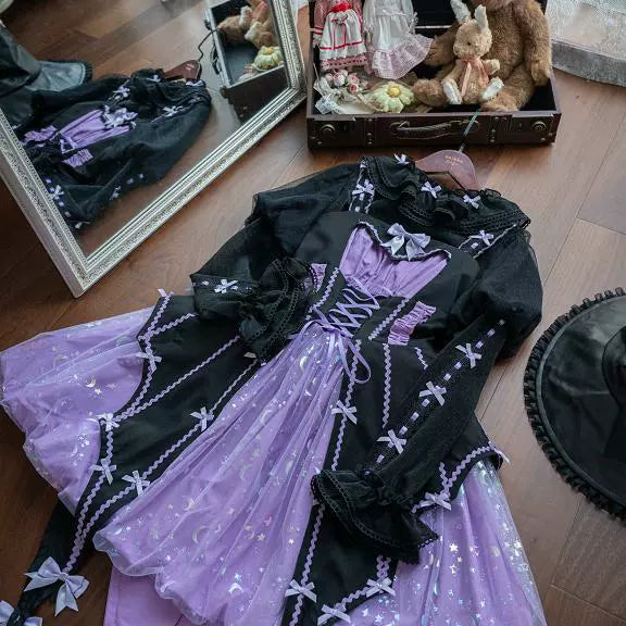 Lemon Honey - Halloween Gothic Lolita Jumper Dress, Pumpkin-inspired Dress