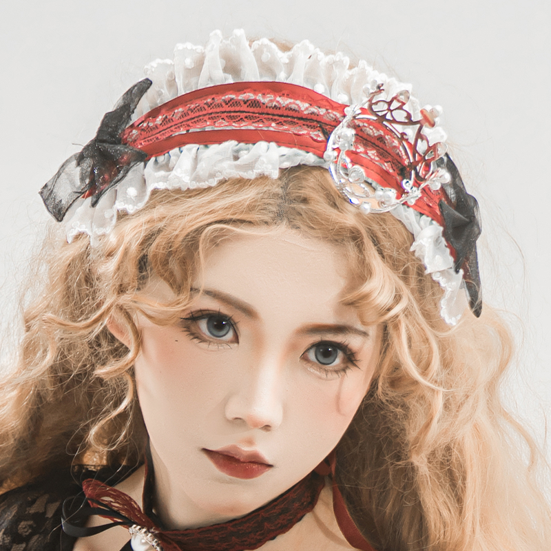 Daydream Whisper - Shisan District - Wedding Lolita OP Suit with Angel Demon Wings