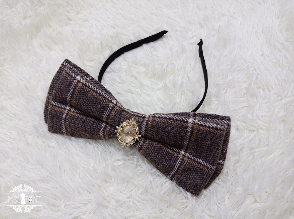 Miss point - Rose Silhouette - Lace Bow KC Lolita Accessories