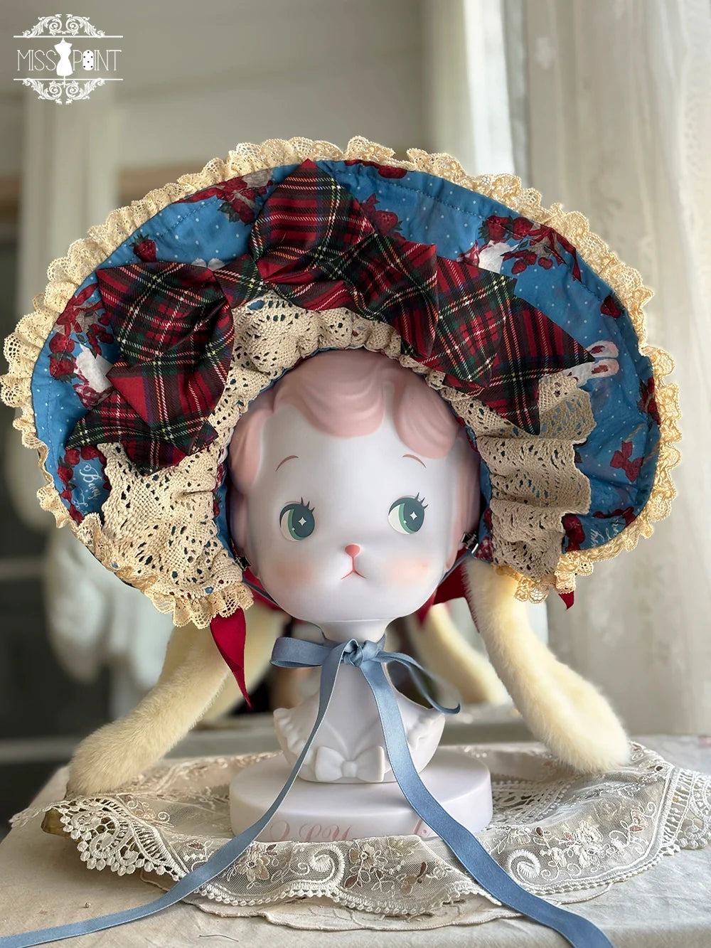 Miss Point - Forest Berry Bunny - Classic Lolita Accessory Cute Rabbit BNT KC and Brooch