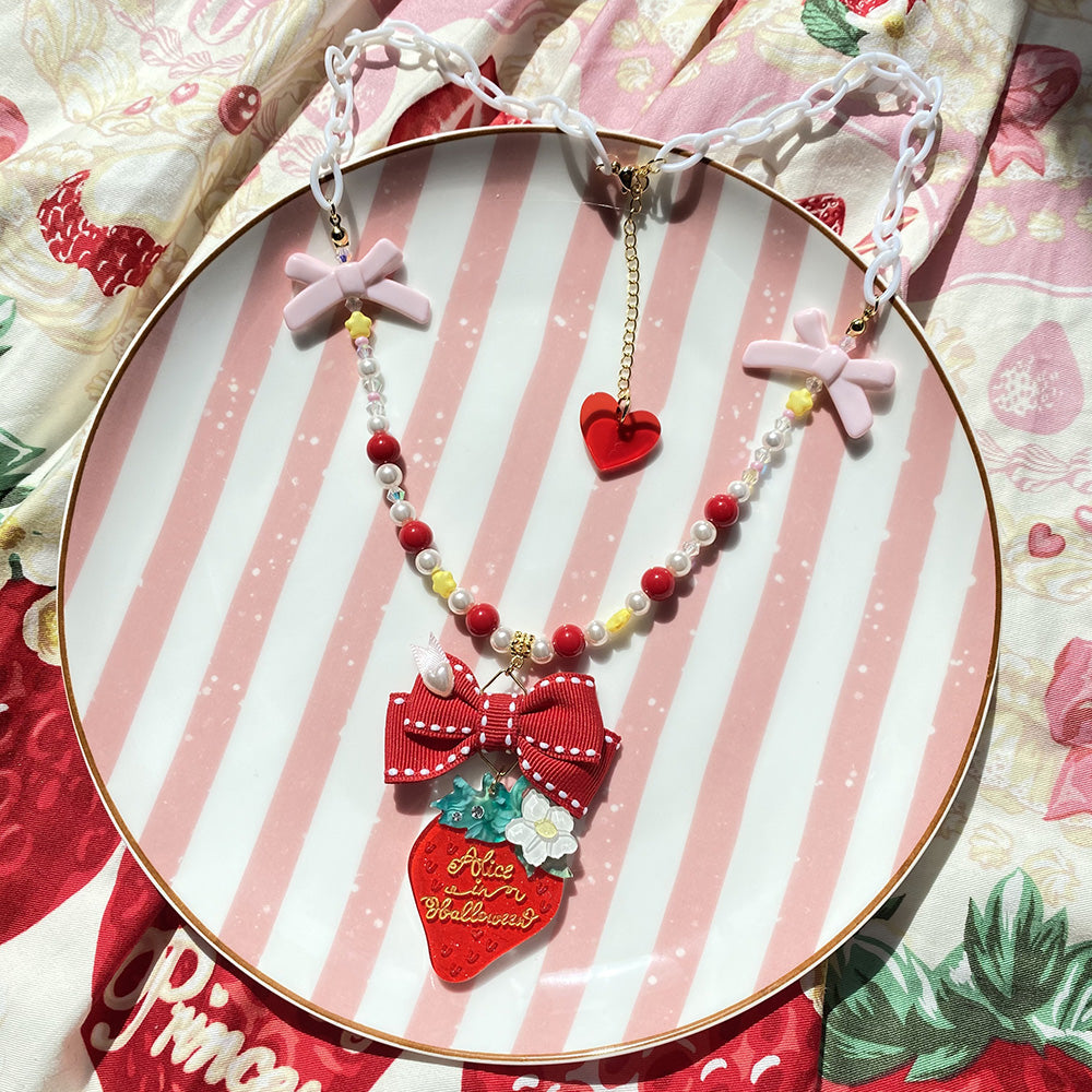 Halloween Alice - Lolita Strawberry Accessory Set