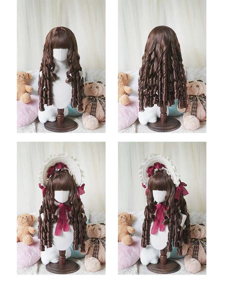 Imperial Tea - Vintage Lolita Wig Doll-Like Elegant Hair