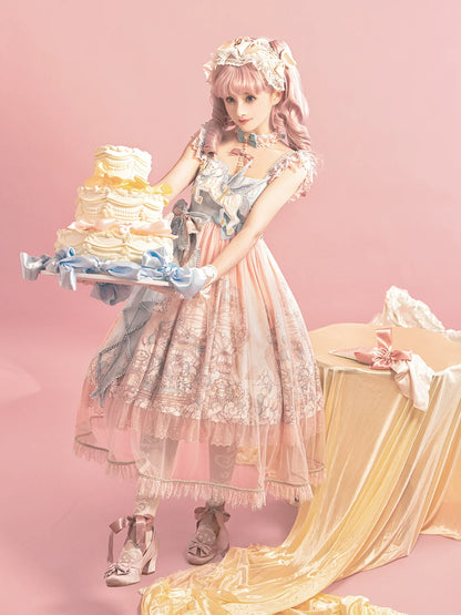 Designer Gift - CloudPlay - Sweet Lolita JSK Dress, Carousel Print