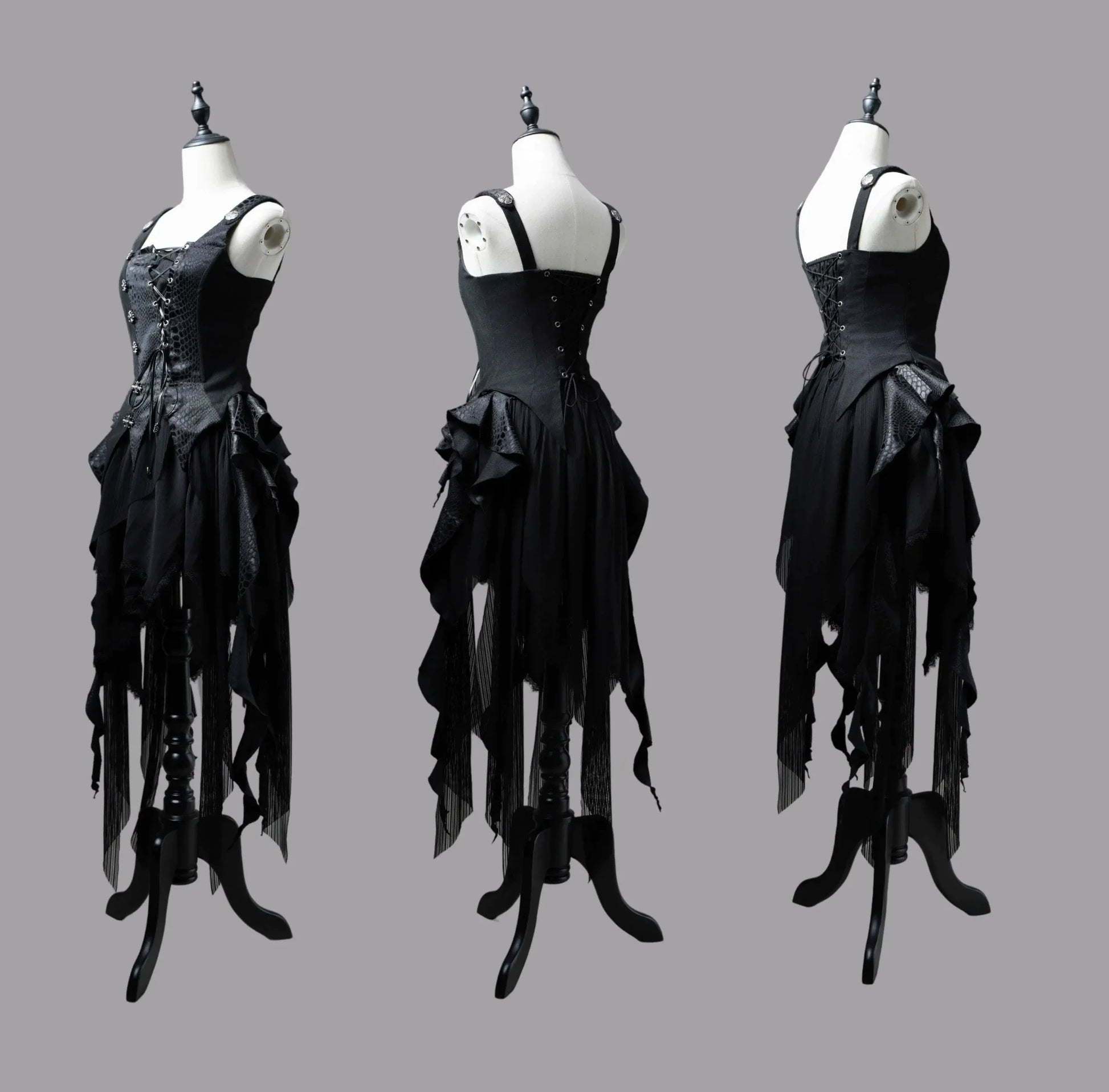 Wuyuzhe - Dragoon Knight 3.0 Version - Western Fantasy Style Lolita Irregular Skirt Set Lolita Vest