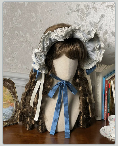 Alice Girl - Sea Salt Fairytale - Sweet Lolita Headdress Built-in Wire BNT and Bow KC