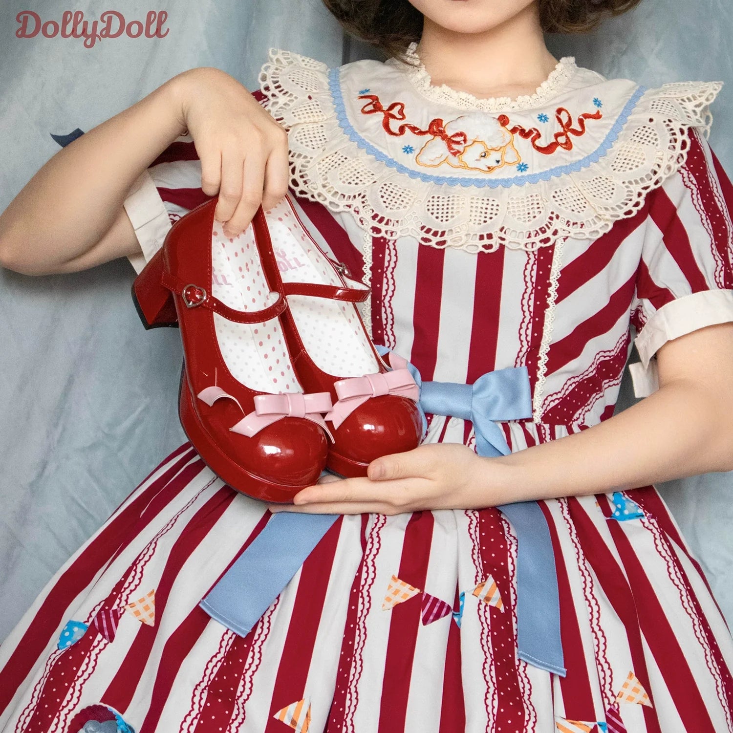 Dolly Doll - Lovers' Gift - Round Toe Middle Heel Mary Jane Lolita Shoes