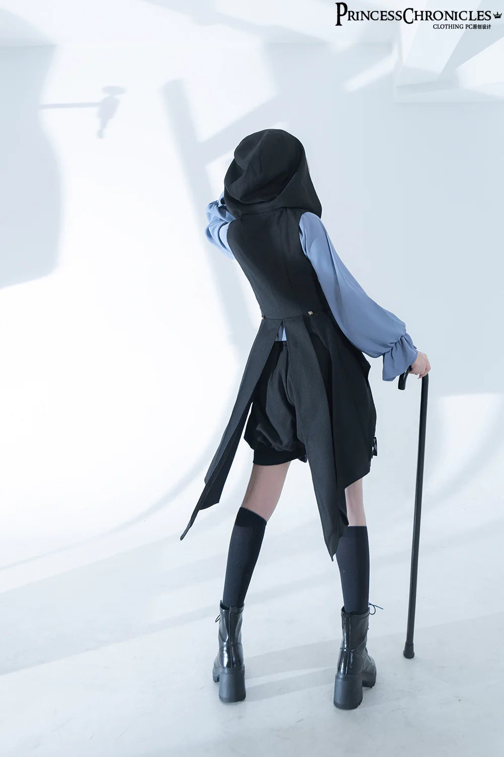 Princess Chronicles - Narrative Rule - Ouji Lolita Shorts Set, Long Vest