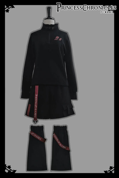 Princess Chronicles - Nameless Blade - Waste Soil Ouji Lolita Black Shorts and Leggings