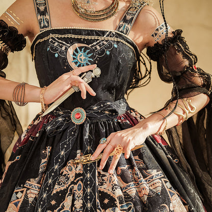 Miss Point - Dusk Bester - Egyptian Lolita Brooch Waistband Shawl