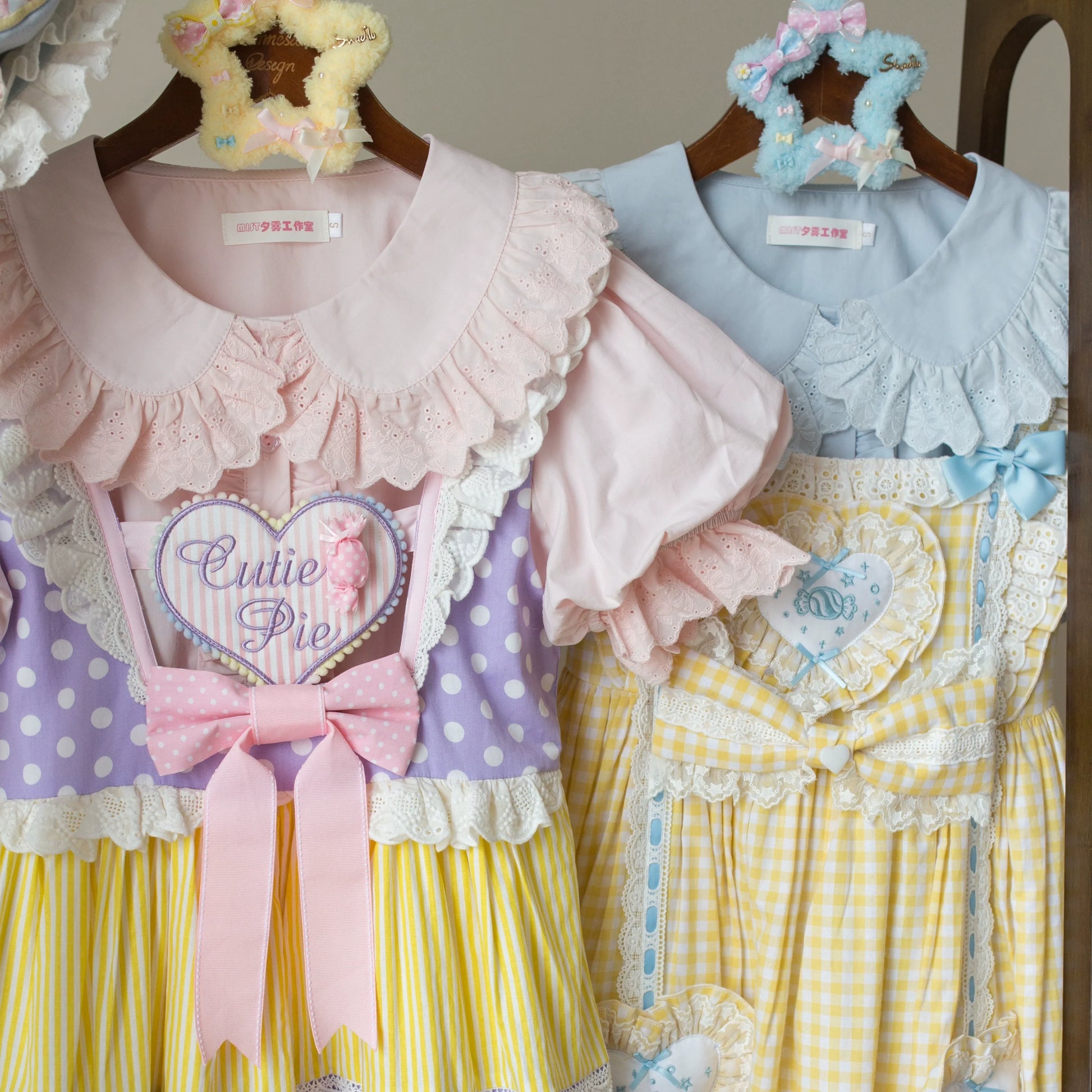 MIST - Cotton Kawaii Lolita Blouse, Short Sleeve