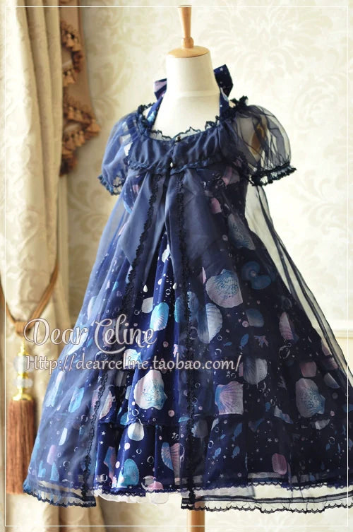 DearCeline - Midsummer Night's Dream - Daily Lolita Organza Covering Smock