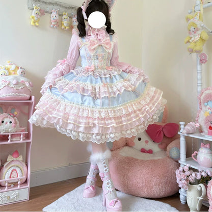 Hanguliang - Star Love Song - Wedding Sweet Lolita JSK Suit Doll-like Dress