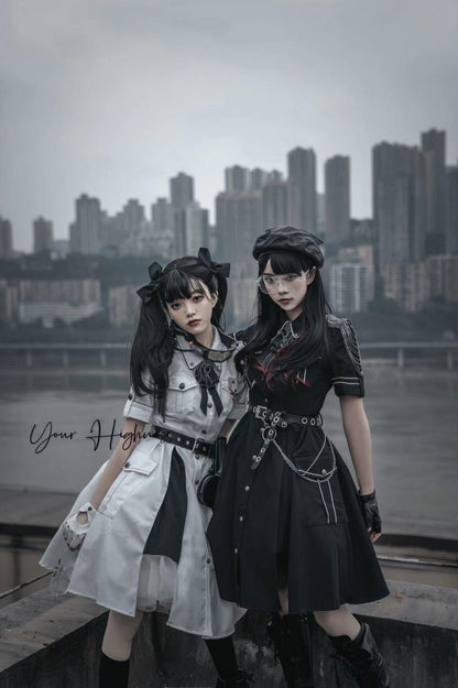 Your Highness - Evil Python 2.0 - Military Lolita Gothic OP Dress