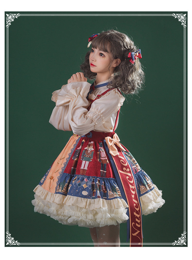 YingLuoFu - Santa Clara - Kawaii School Lolita JSK