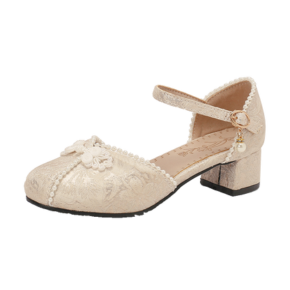 Yana - Heart Jade Yana - Qi Lolita Shoes Chunky Heels