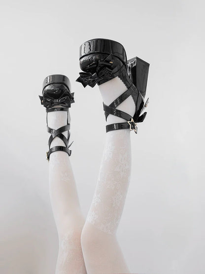 Beauty Bunny - Star Prayer - Kawaii Lolita Shoes Round Toe Summer Heels