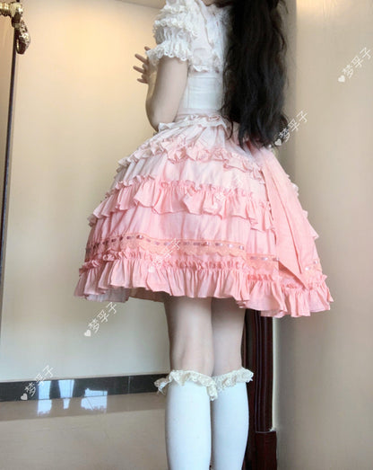 Mengfuzi - Little Milkfoo - Vintage Lolita Gradient Dress