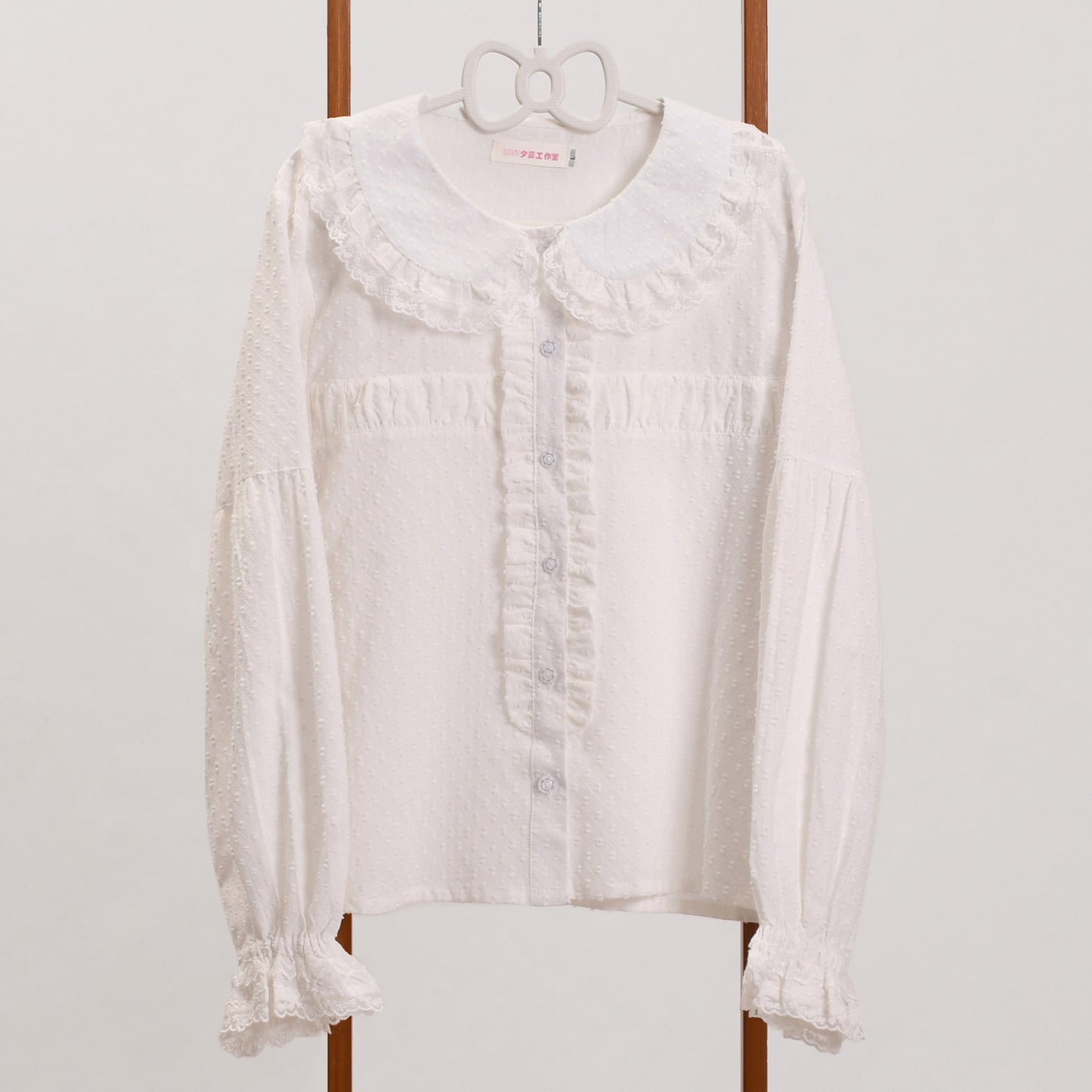 MIST - Tianmi - Sweet Lolita Blouse Long Sleeve Doll Collar Thin Shirt