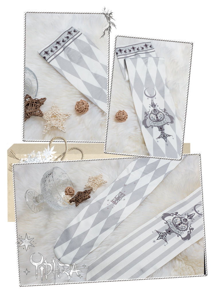 Yidhra - Midnight Circus - Argyle Digital Print Lolita Tights