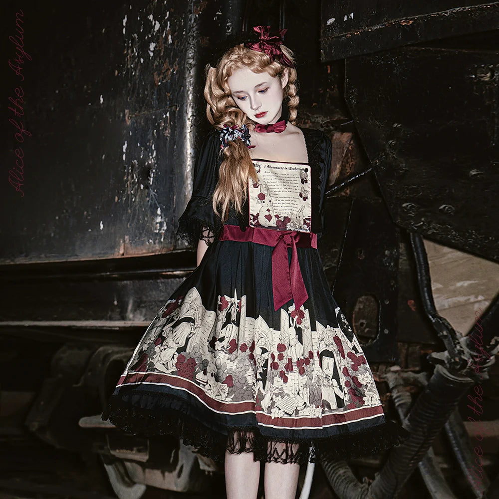 Caged Bird Hotel - Alice - Kawaii Lolita Dress OP Dress Sleepwear