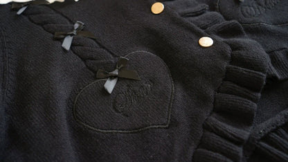 Dark Star Island - Sugar Frost - Sweet Lolita Cardigan Knit Embroidered Sweater