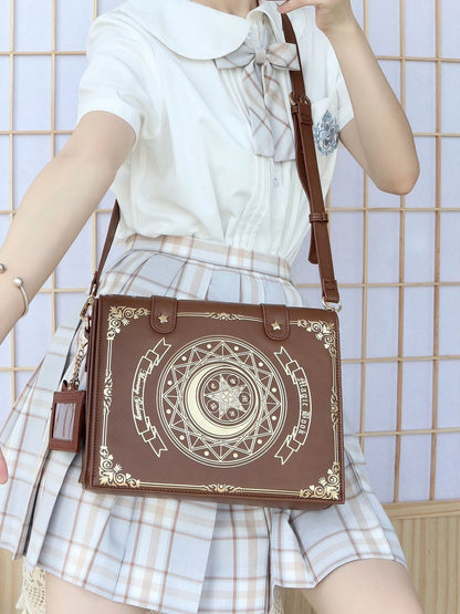 Morning Glory - The Star-Moon Grimoire - Sweet Lolita Crossbody Clamshell bag
