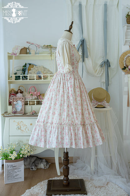 Miss Point - Happy Summer - Elegant Lolita Floral JSK Dress