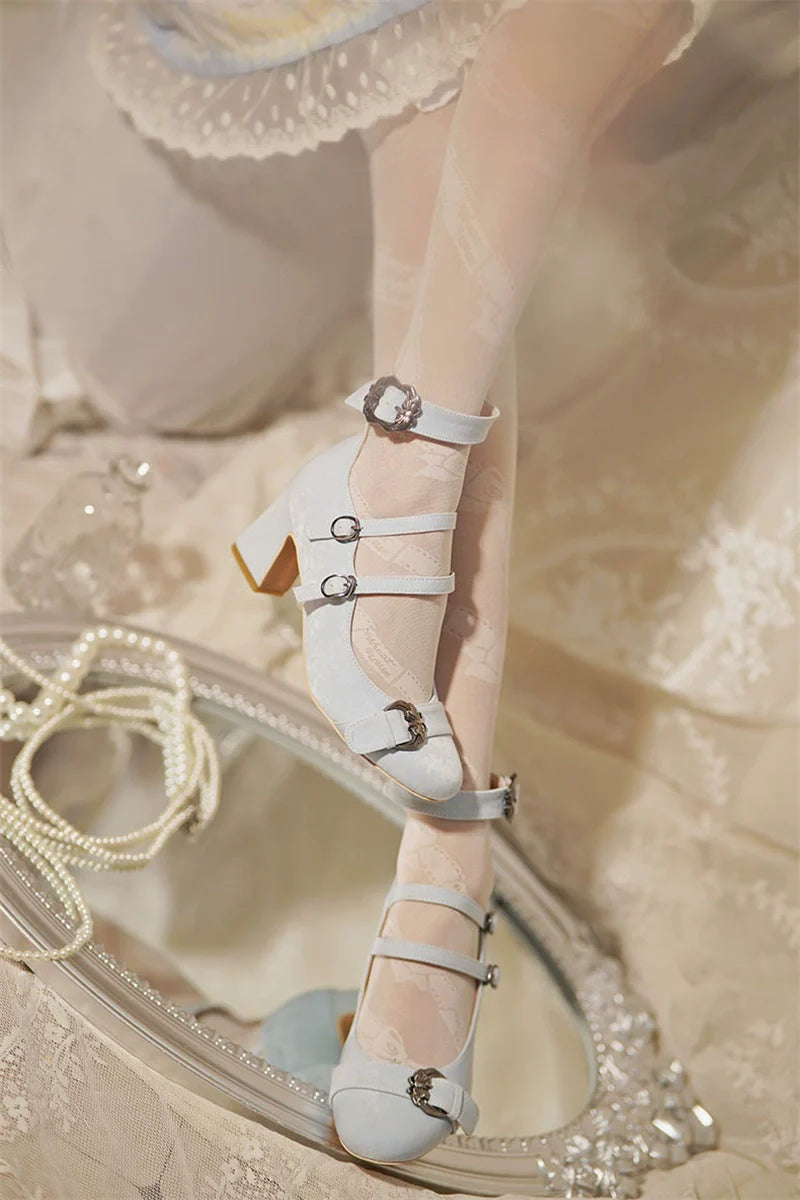 MR.Qiutian - Velia - Elegent Lolita Shoes CLA Thick Heel Shoes