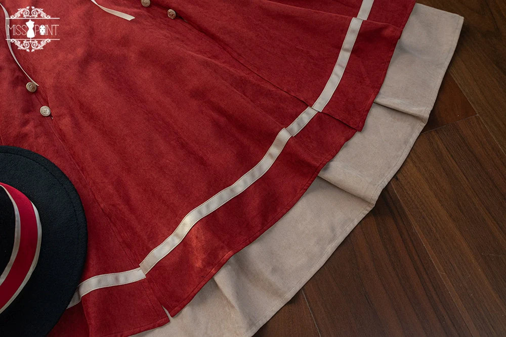 Miss Point - Golden Movement - Elegant Lolita Fishbone Skirt Customized