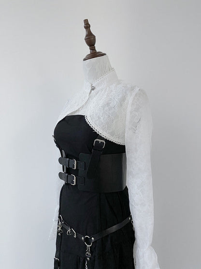 Your Highness - Nun Lolita Gothic OP Dress Full Set