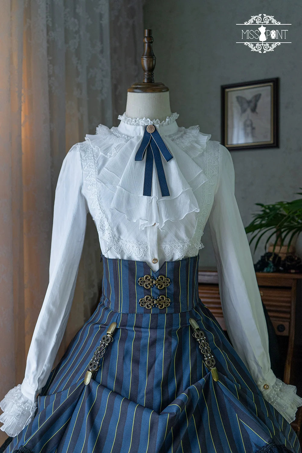 Miss Point - Custom-Made Lolita Elegant Stand Collar Lolita Shirt