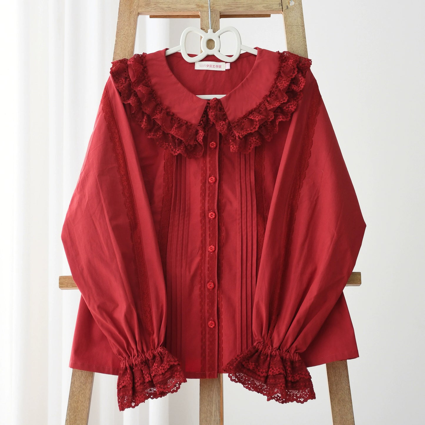 MIST - Hyde Garden - Daily Lolita Shirt Cotton Blouse Long Sleeves