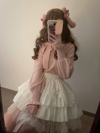 MIST - Mist Cotton - Winter Lolita Sweater Cute Knit Shirt