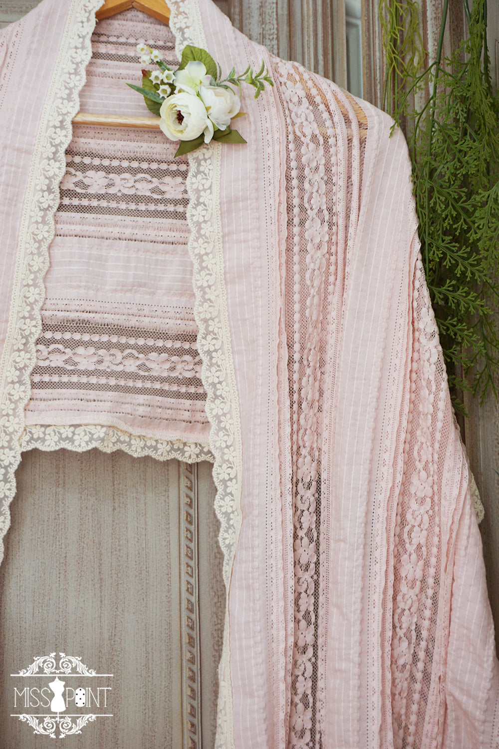 Miss point - Sally's Garden - Lace Cotton Lolita Shawl