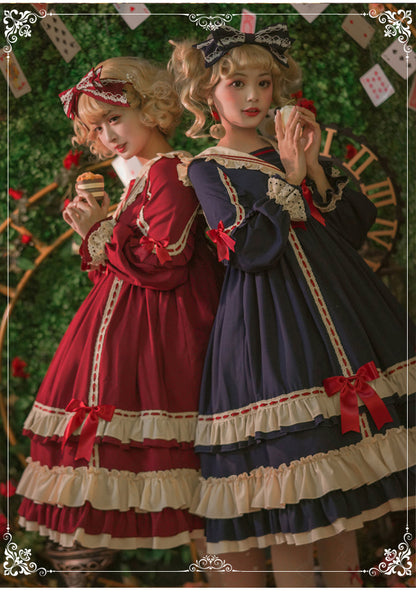 Eieyomi - Miss Betty - Vintage Princess Cotton Lolita OP Dress
